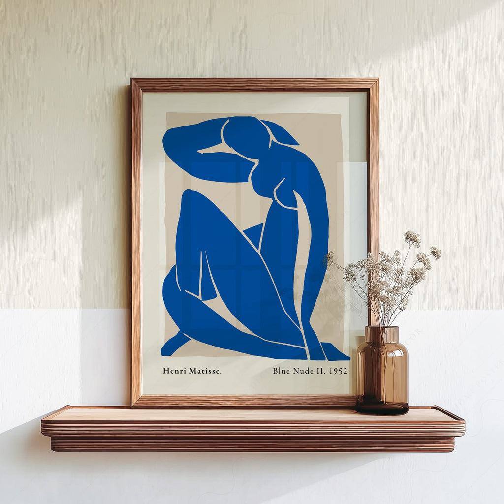 Henri Matisse Blue Nude II Art Print – Modern Wall Art Poster