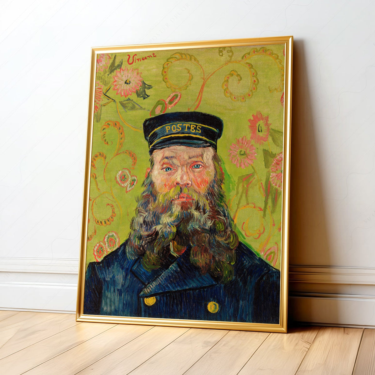 Vincent Van Gogh The Postman Joseph Roulin Art Print – Famous Painting Wall Art