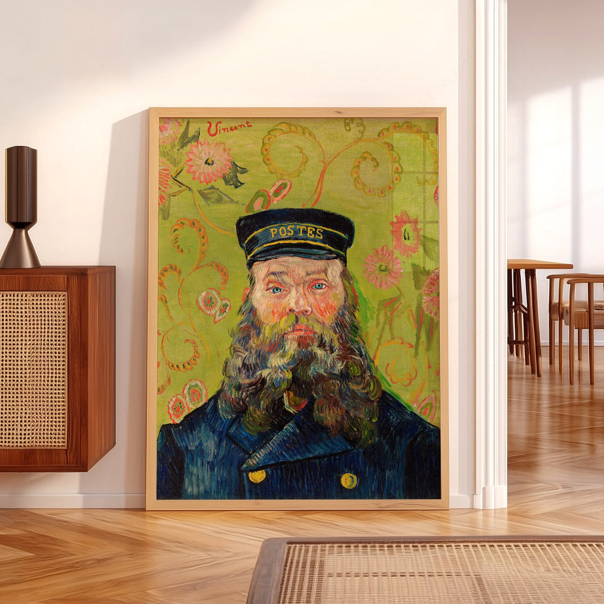 Vincent Van Gogh The Postman Joseph Roulin Art Print – Famous Painting Wall Art