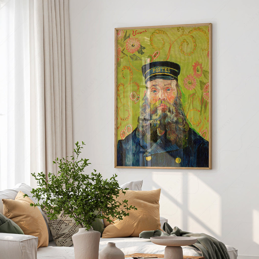 Vincent Van Gogh The Postman Joseph Roulin Art Print – Famous Painting Wall Art