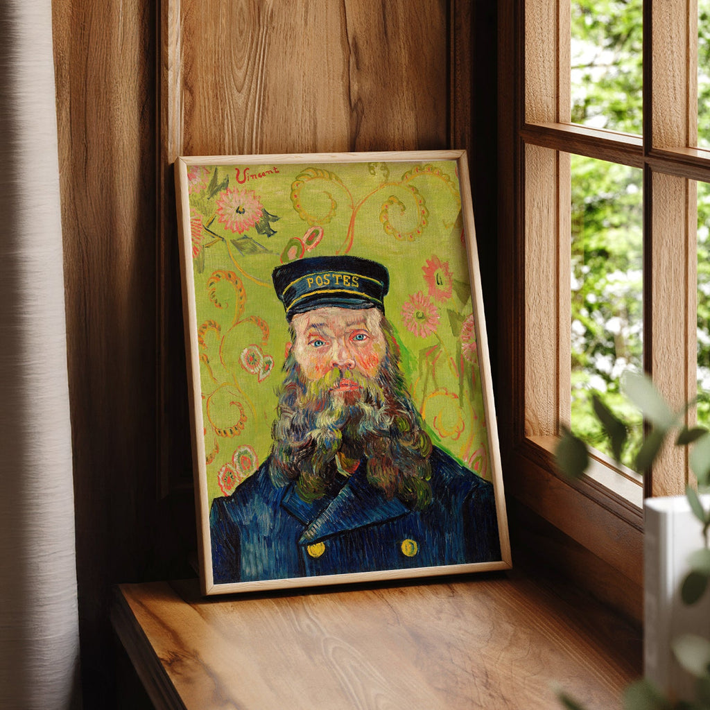 Vincent Van Gogh The Postman Joseph Roulin Art Print – Famous Painting Wall Art