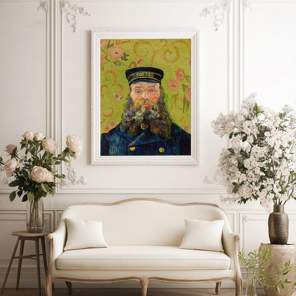 Vincent Van Gogh The Postman Joseph Roulin Art Print – Famous Painting Wall Art