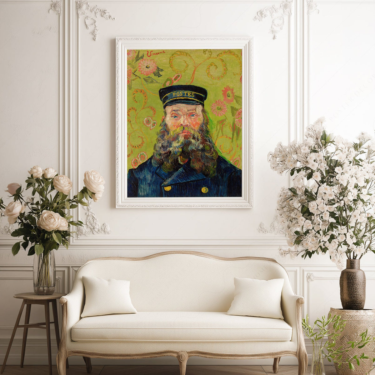 Vincent Van Gogh The Postman Joseph Roulin Art Print – Famous Painting Wall Art