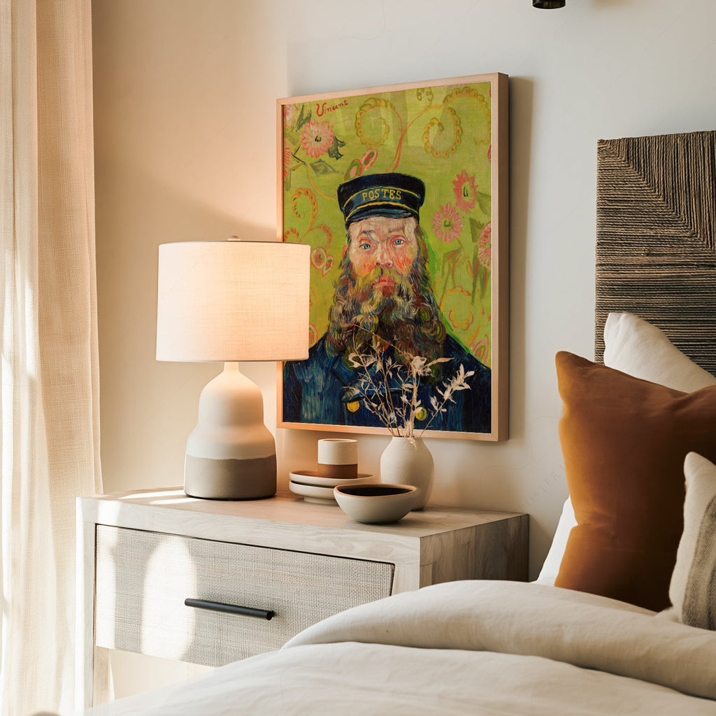 Vincent Van Gogh The Postman Joseph Roulin Art Print – Famous Painting Wall Art
