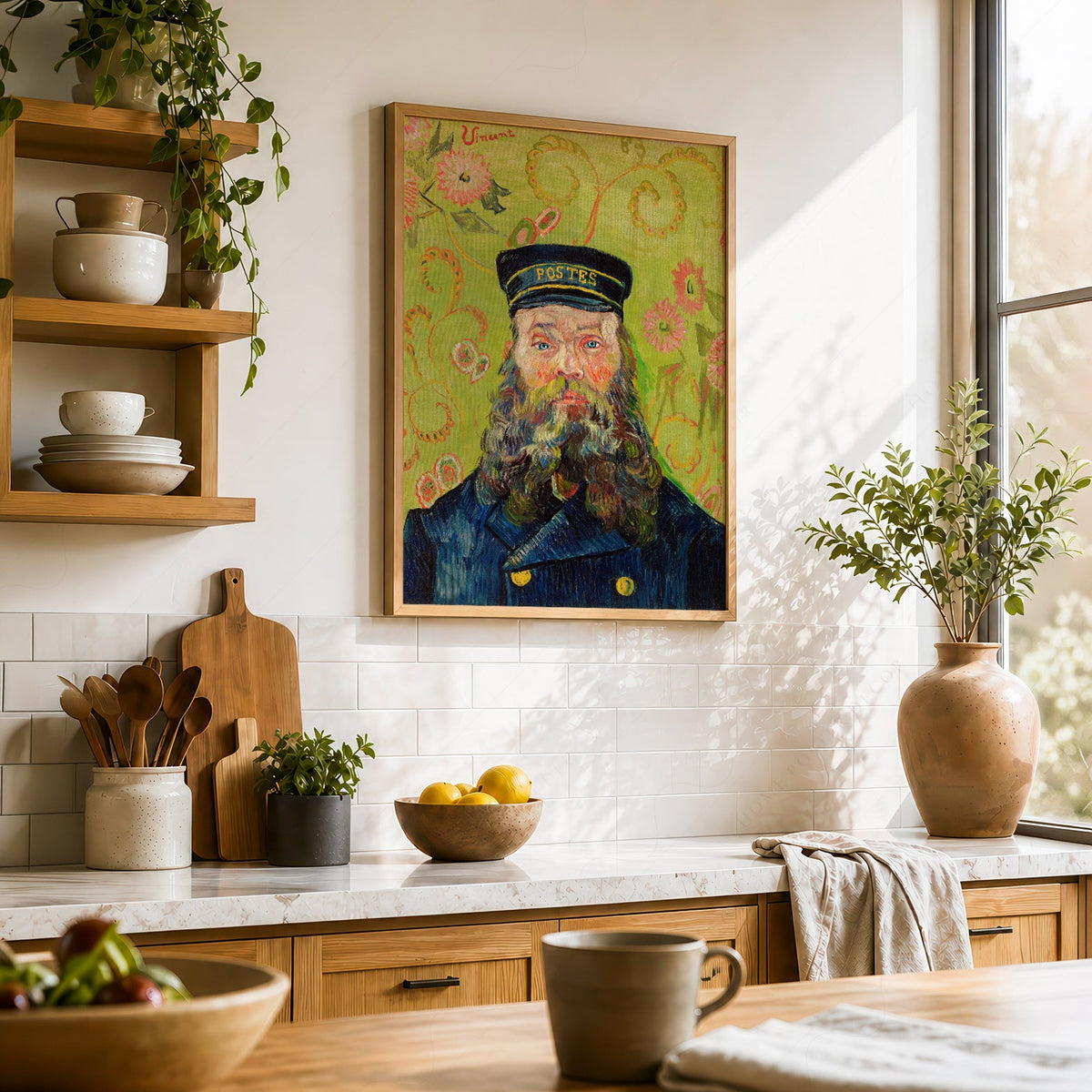 Vincent Van Gogh The Postman Joseph Roulin Art Print – Famous Painting Wall Art