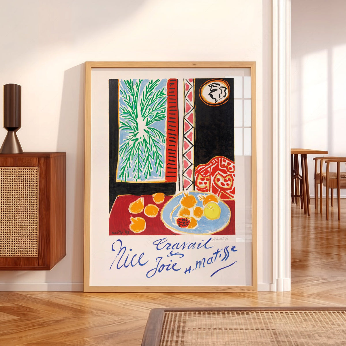 Henri Matisse Nice Travail et Joie Art Print – Modern Wall Decor Poster