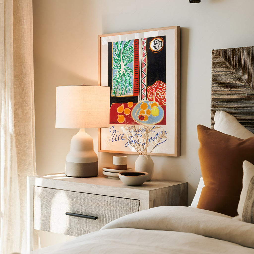 Henri Matisse Nice Travail et Joie Art Print – Modern Wall Decor Poster