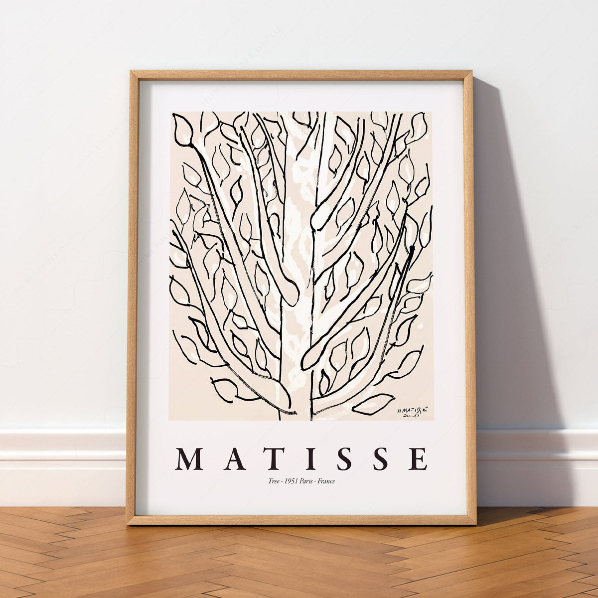Henri Matisse The Tree Art Print – Minimalist Botanical Wall Decor