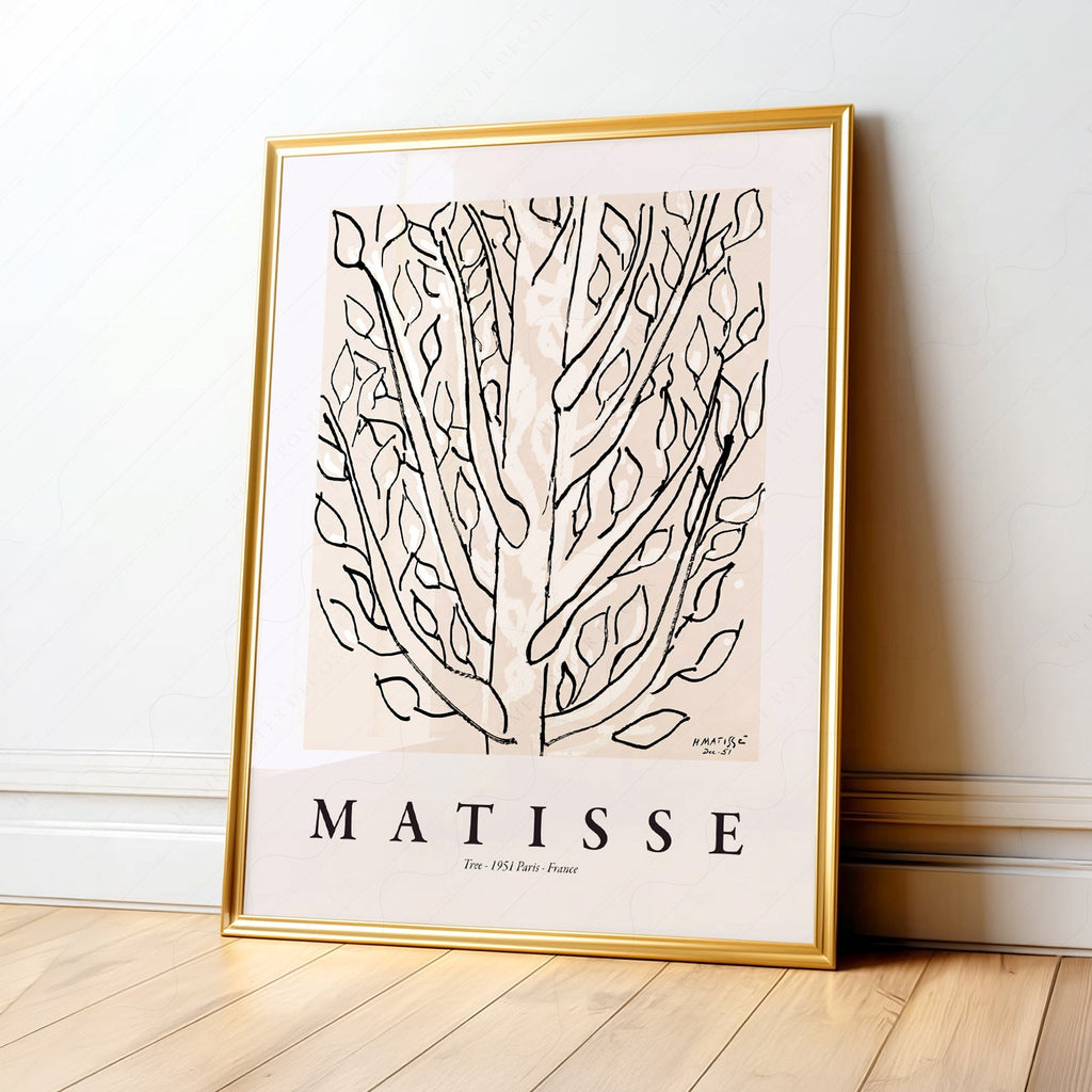 Henri Matisse The Tree Art Print – Minimalist Botanical Wall Decor