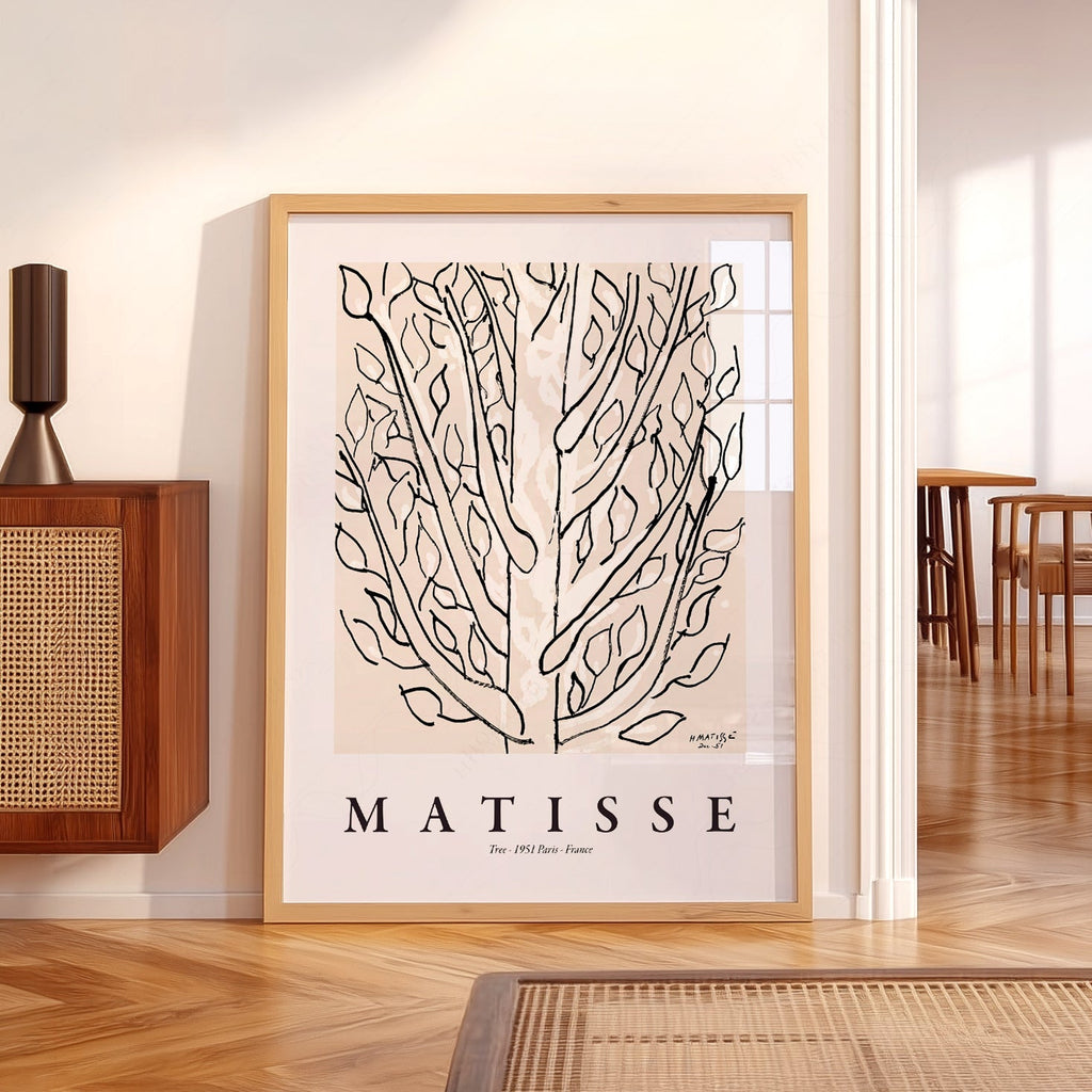 Henri Matisse The Tree Art Print – Minimalist Botanical Wall Decor