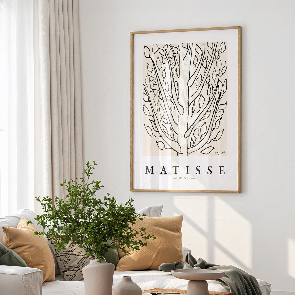 Henri Matisse The Tree Art Print – Minimalist Botanical Wall Decor