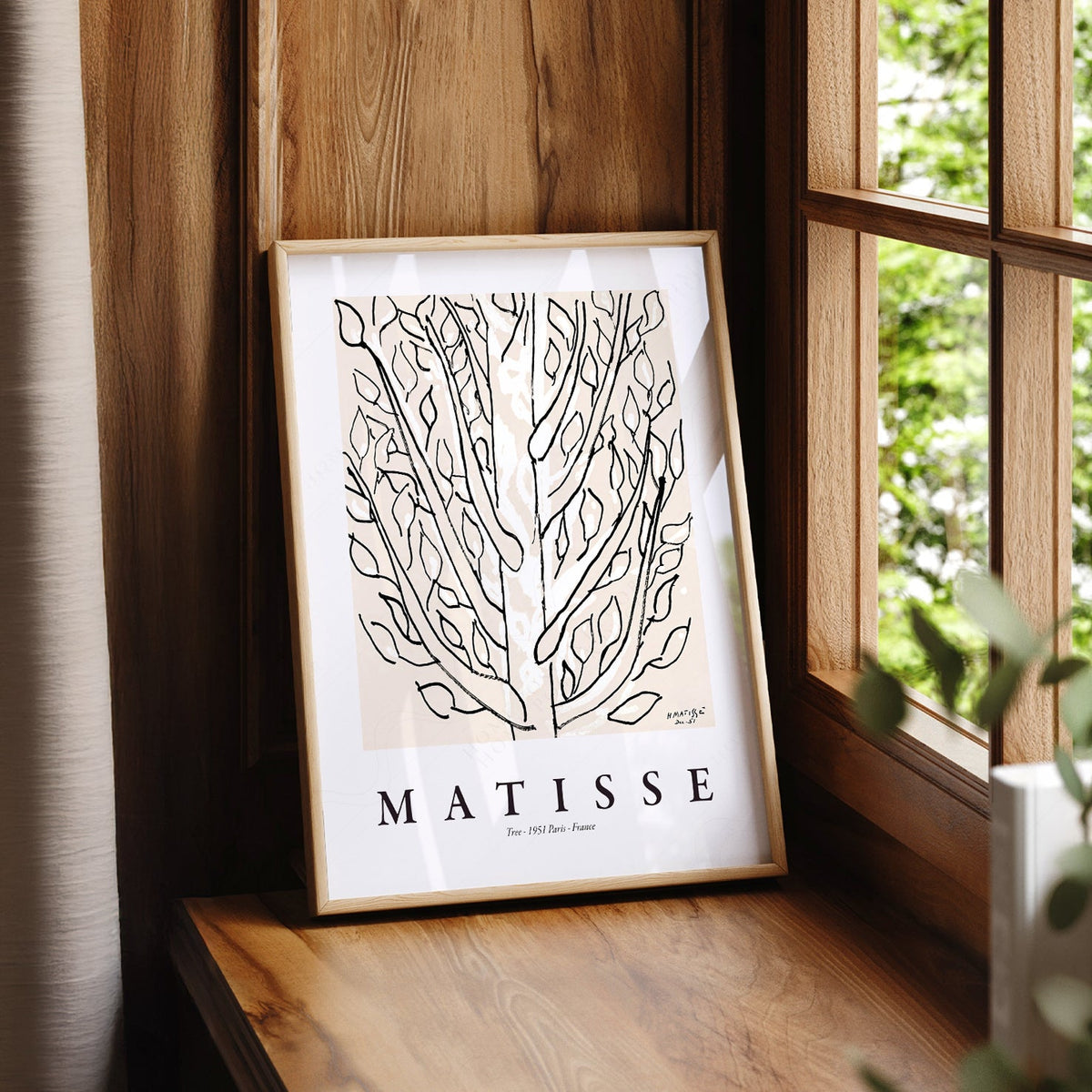 Henri Matisse The Tree Art Print – Minimalist Botanical Wall Decor