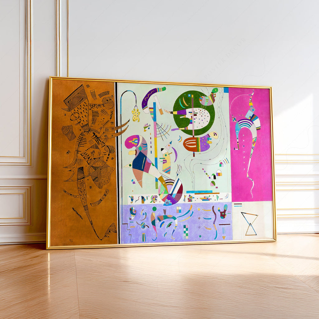 Wassily Kandinsky Parties Diverses Art Print – Abstract Modern Wall Decor