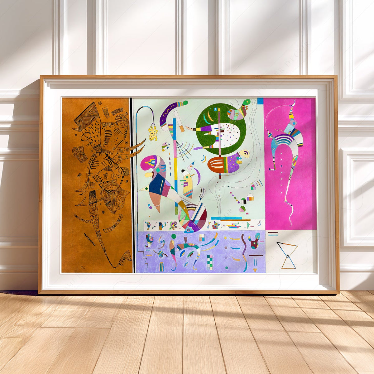 Wassily Kandinsky Parties Diverses Art Print – Abstract Modern Wall Decor