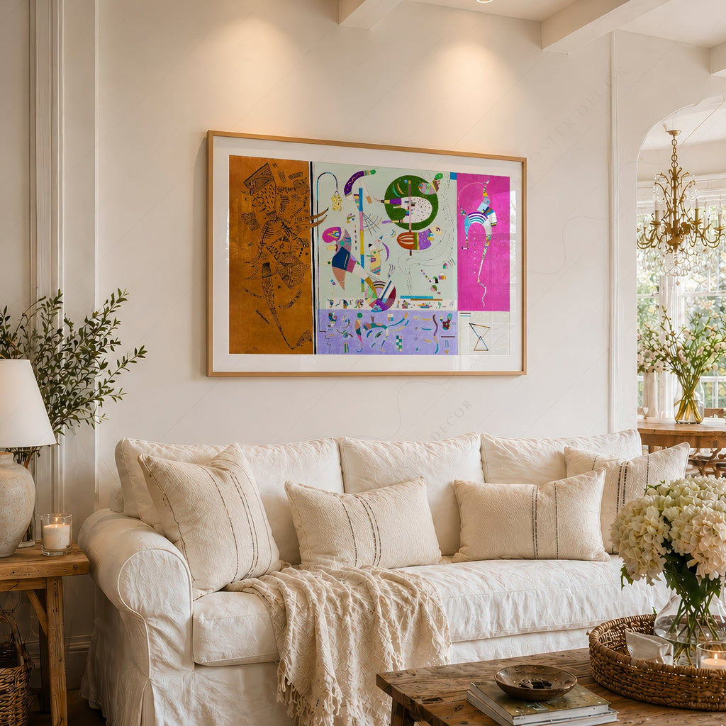 Wassily Kandinsky Parties Diverses Art Print – Abstract Modern Wall Decor