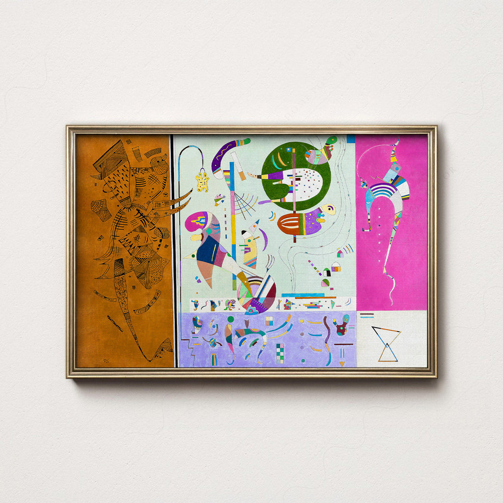 Wassily Kandinsky Parties Diverses Art Print – Abstract Modern Wall Decor