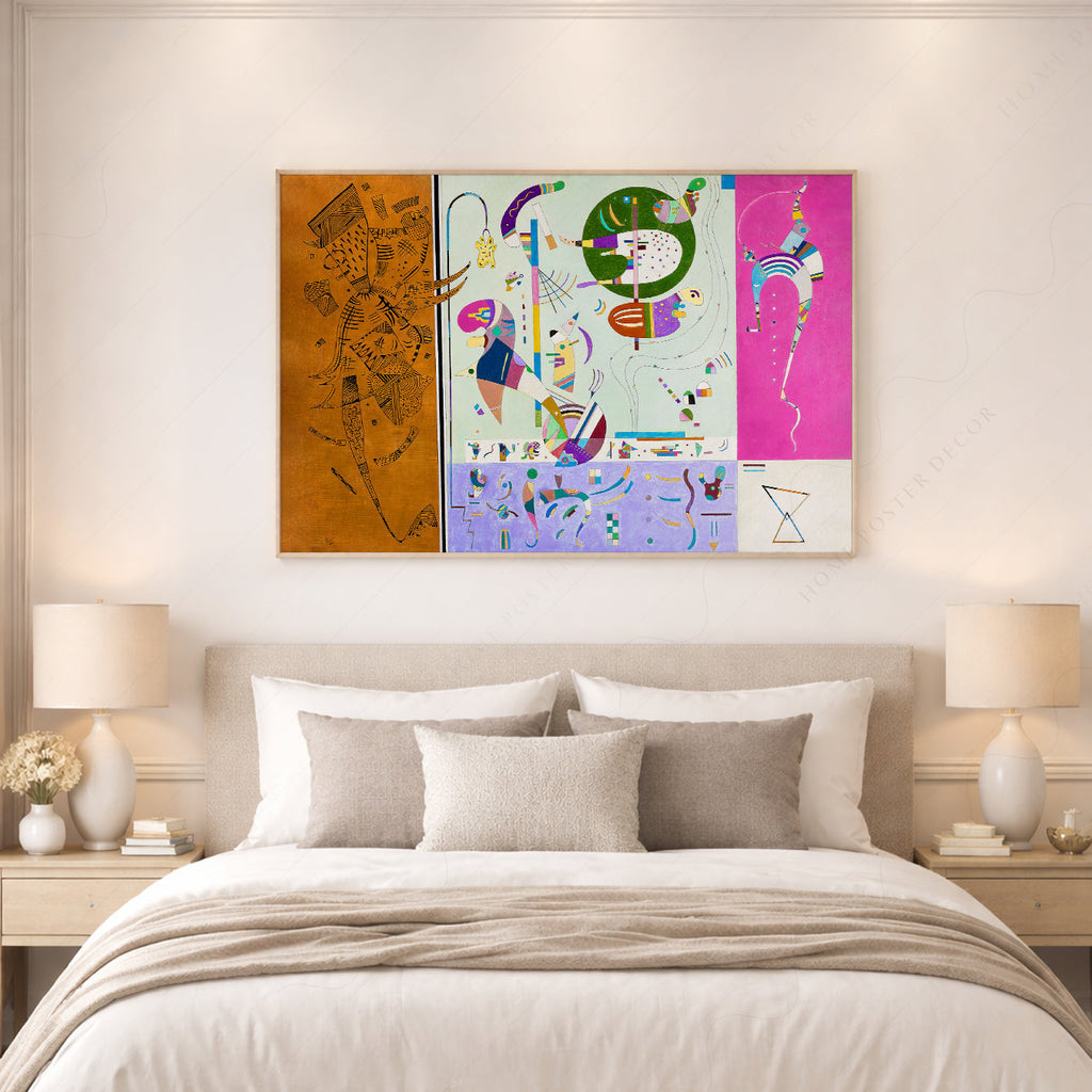 Wassily Kandinsky Parties Diverses Art Print – Abstract Modern Wall Decor