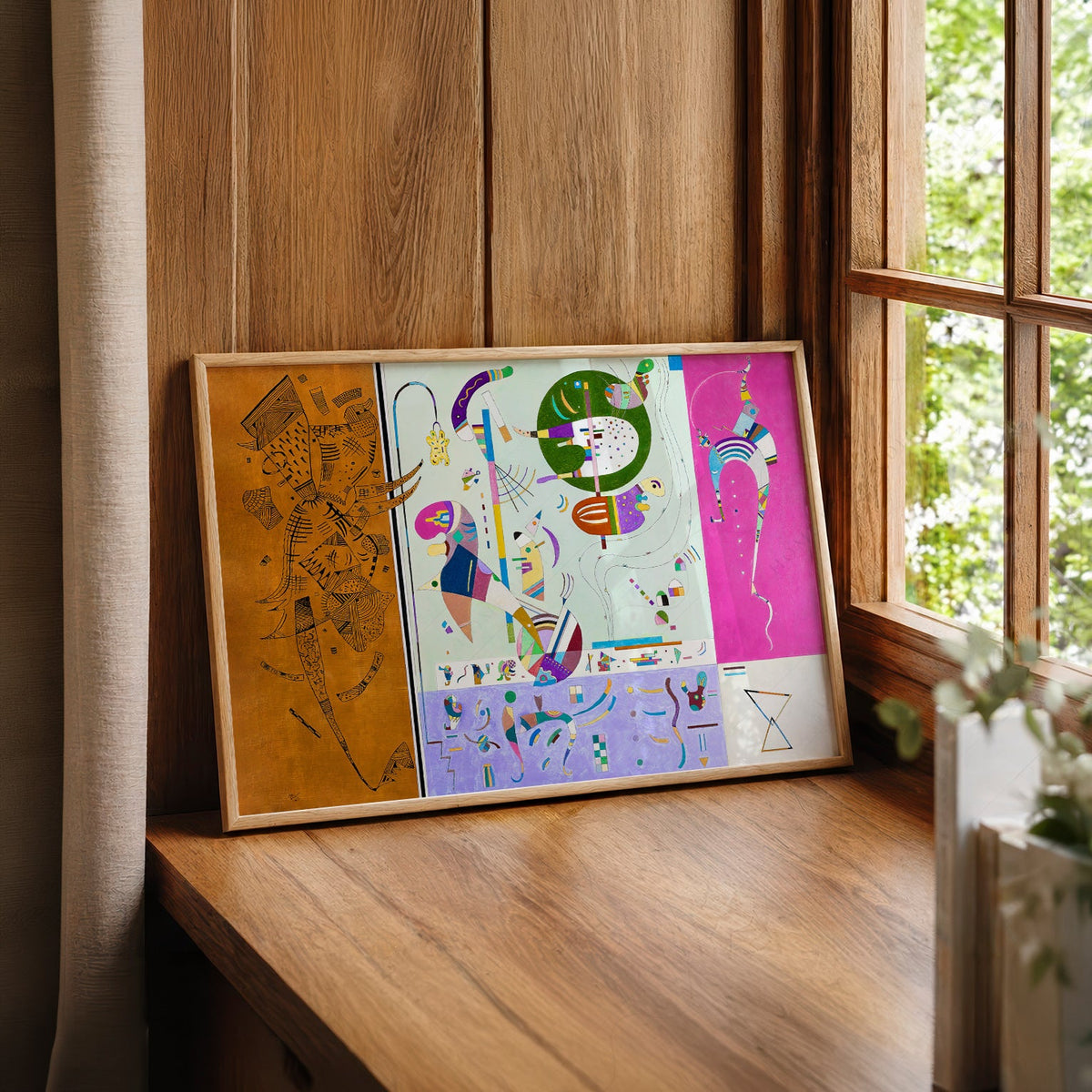 Wassily Kandinsky Parties Diverses Art Print – Abstract Modern Wall Decor