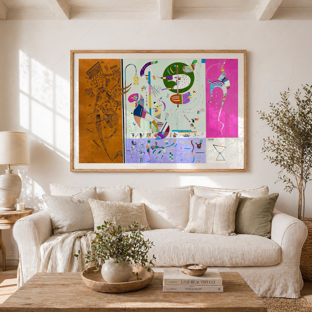 Wassily Kandinsky Parties Diverses Art Print – Abstract Modern Wall Decor