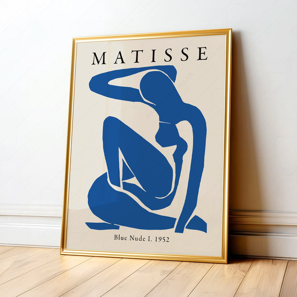 Reproduction d'art Henri Matisse Nu bleu I – Affiche d'art murale moderne