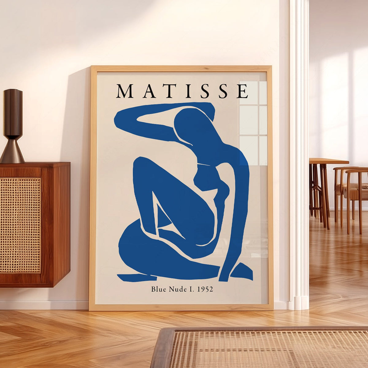 Reproduction d'art Henri Matisse Nu bleu I – Affiche d'art murale moderne