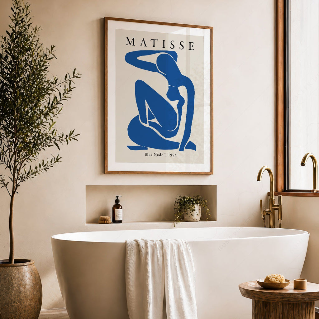 Reproduction d'art Henri Matisse Nu bleu I – Affiche d'art murale moderne