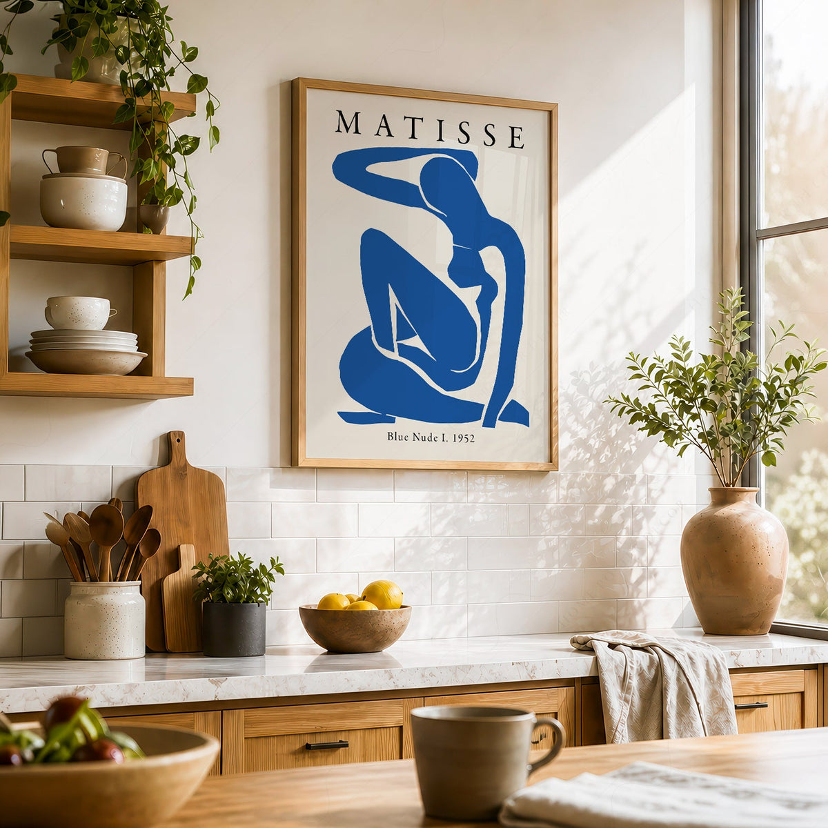 Reproduction d'art Henri Matisse Nu bleu I – Affiche d'art murale moderne