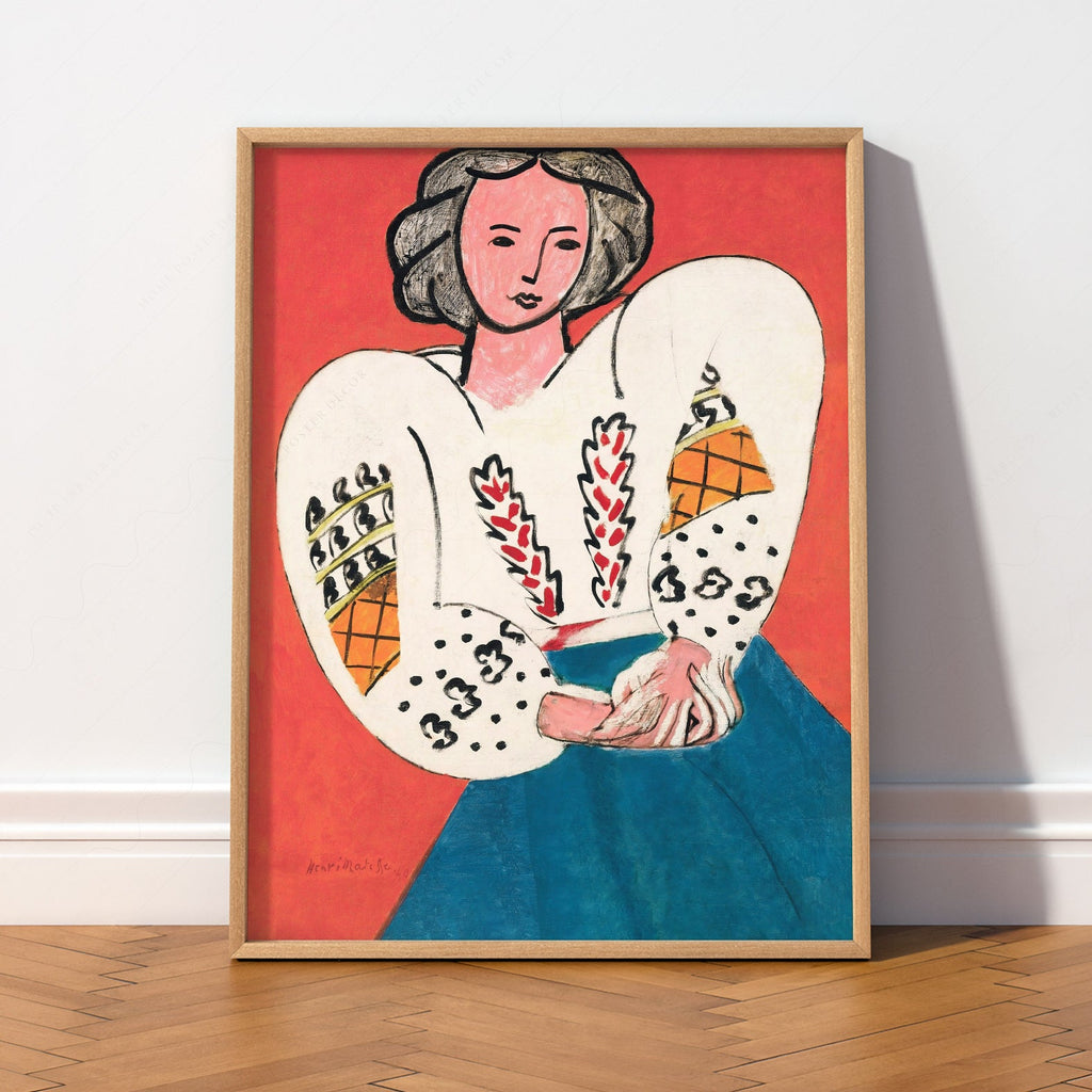 Henri Matisse La Blouse Romaine Art Print – Museum Wall Art Poster