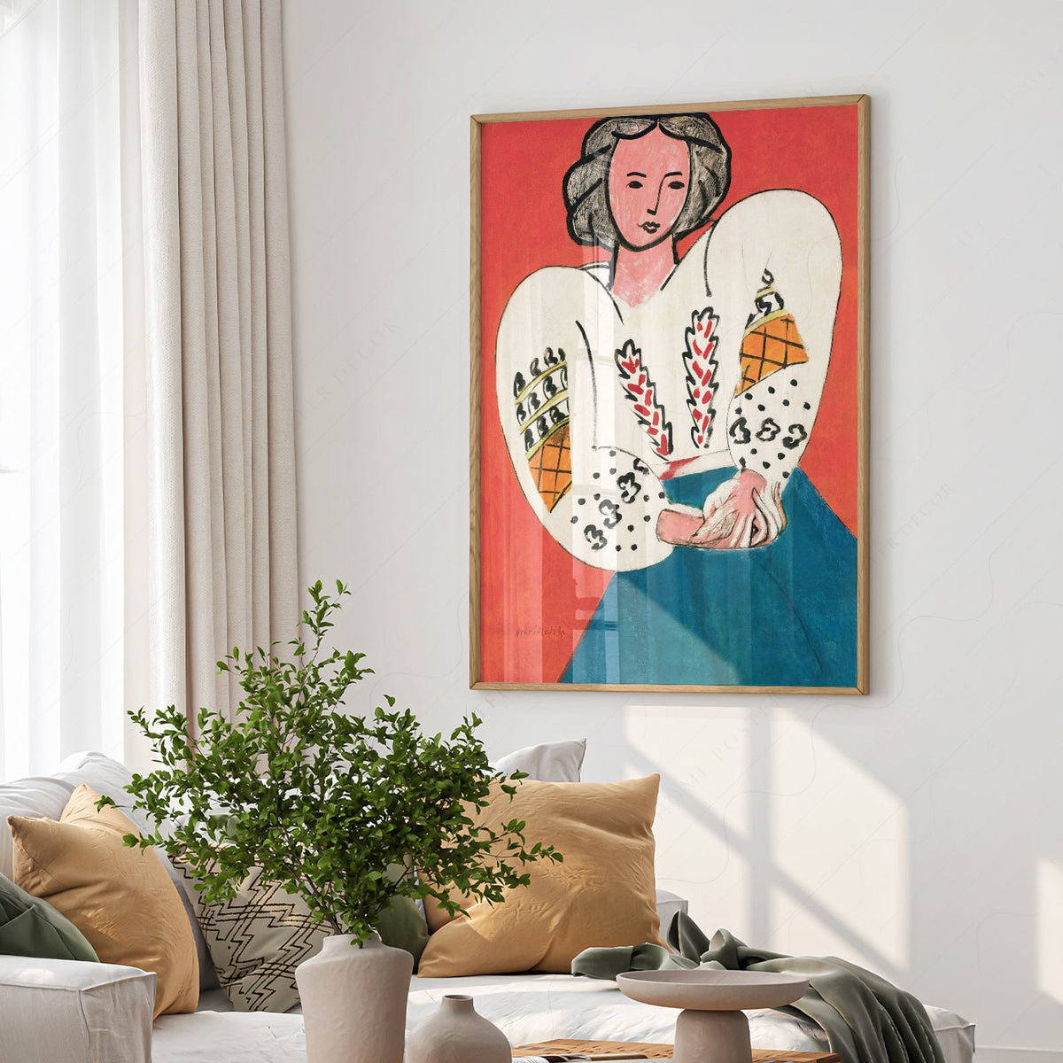 Henri Matisse La Blouse Romaine Art Print – Museum Wall Art Poster