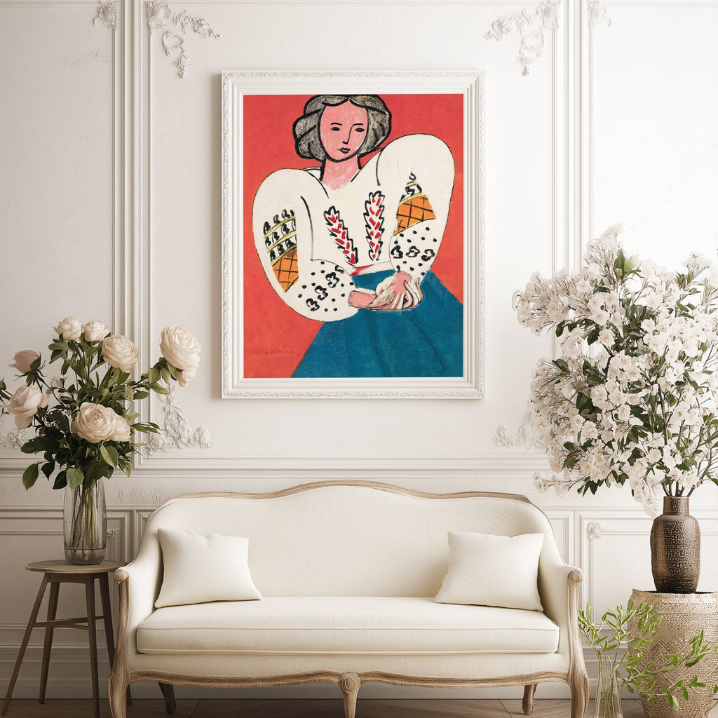 Henri Matisse La Blouse Romaine Art Print – Museum Wall Art Poster