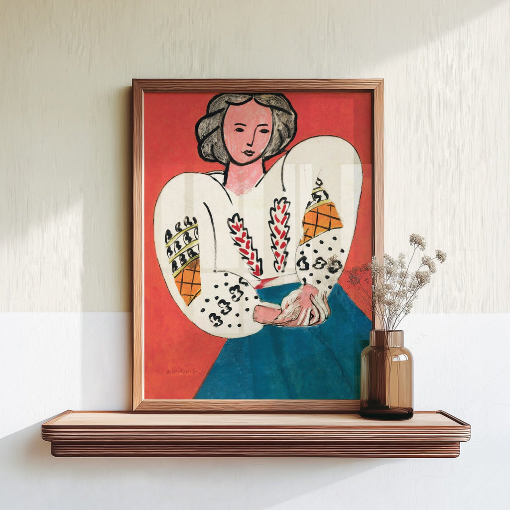 Henri Matisse La Blouse Romaine Art Print – Museum Wall Art Poster