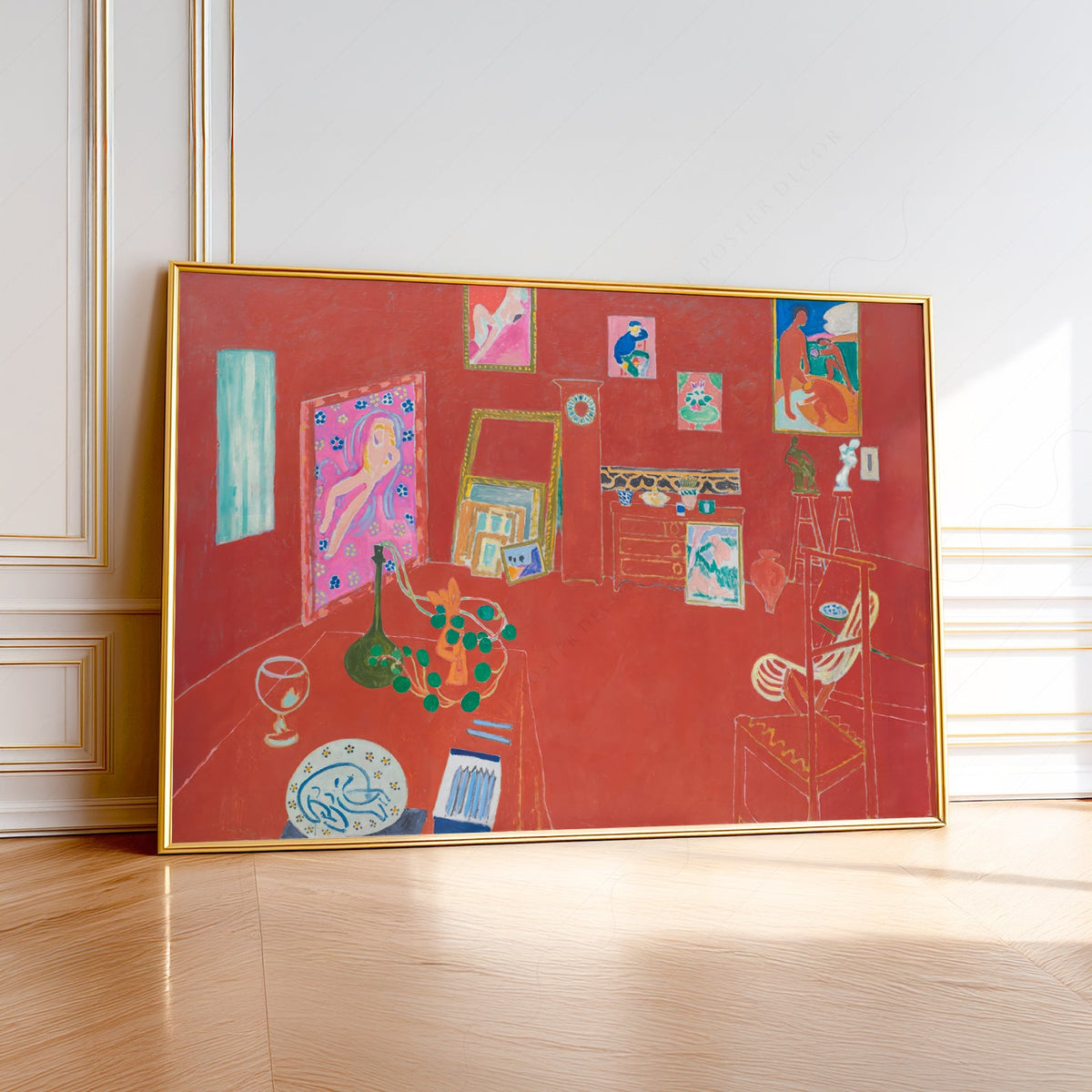 Henri Matisse The Red Studio Art Print – Museum Wall Art Poster