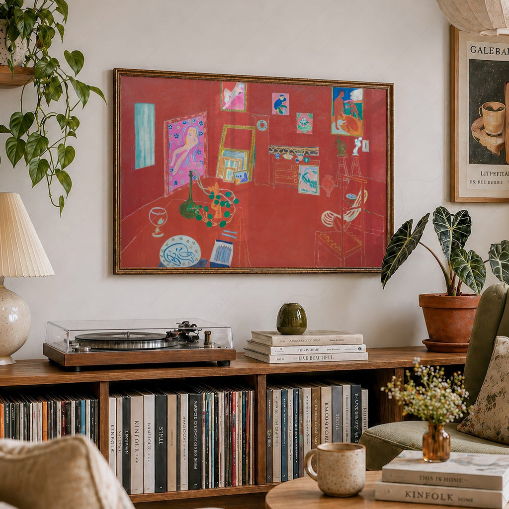 Henri Matisse The Red Studio Art Print – Museum Wall Art Poster