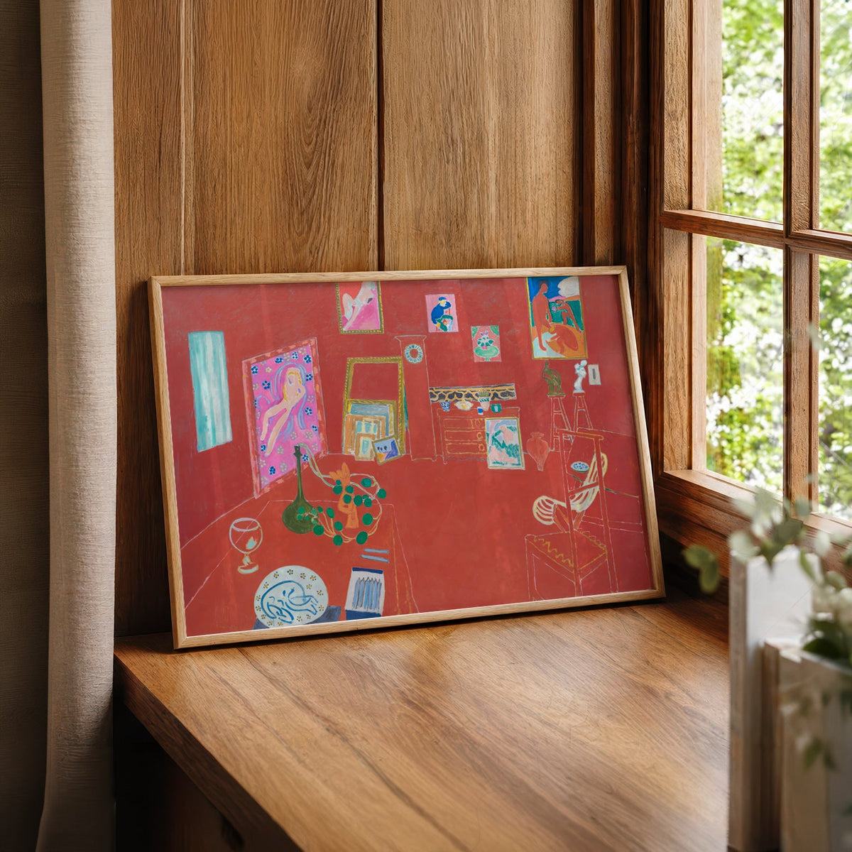 Henri Matisse The Red Studio Art Print – Museum Wall Art Poster