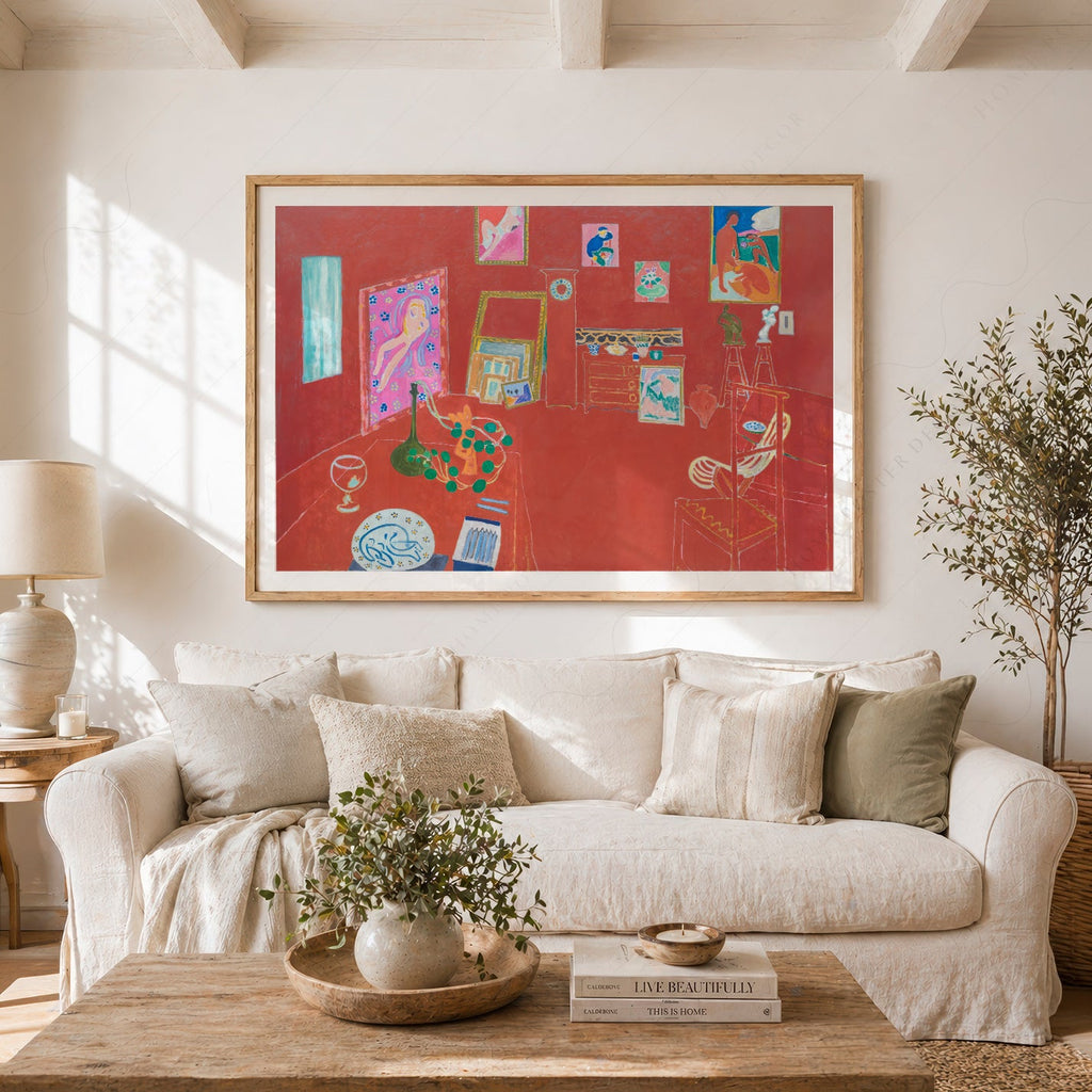 Henri Matisse The Red Studio Art Print – Museum Wall Art Poster