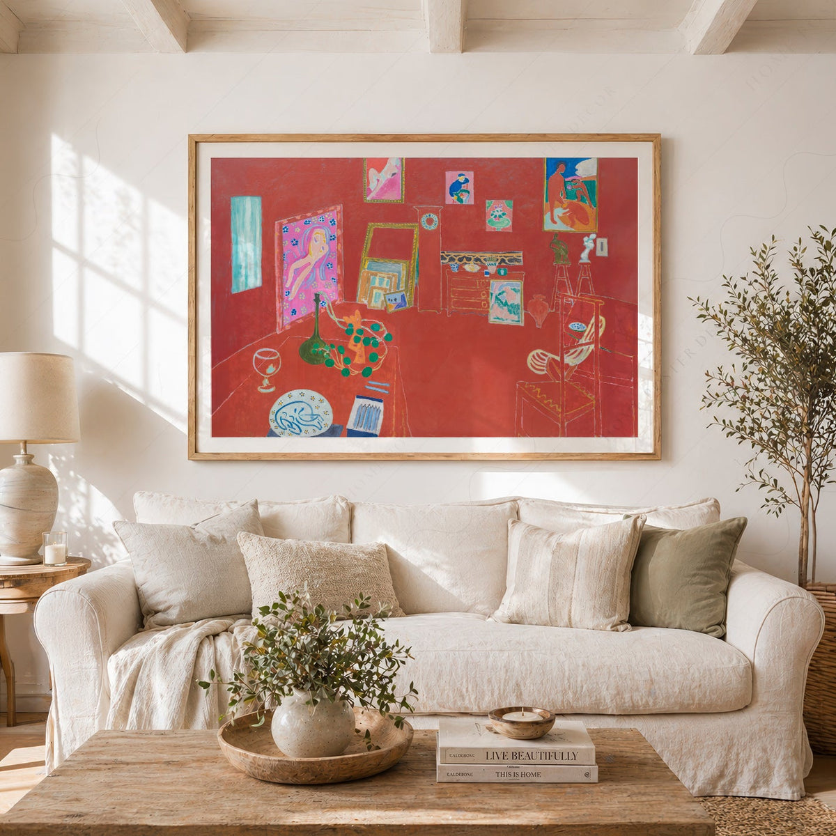 Henri Matisse The Red Studio Art Print – Museum Wall Art Poster