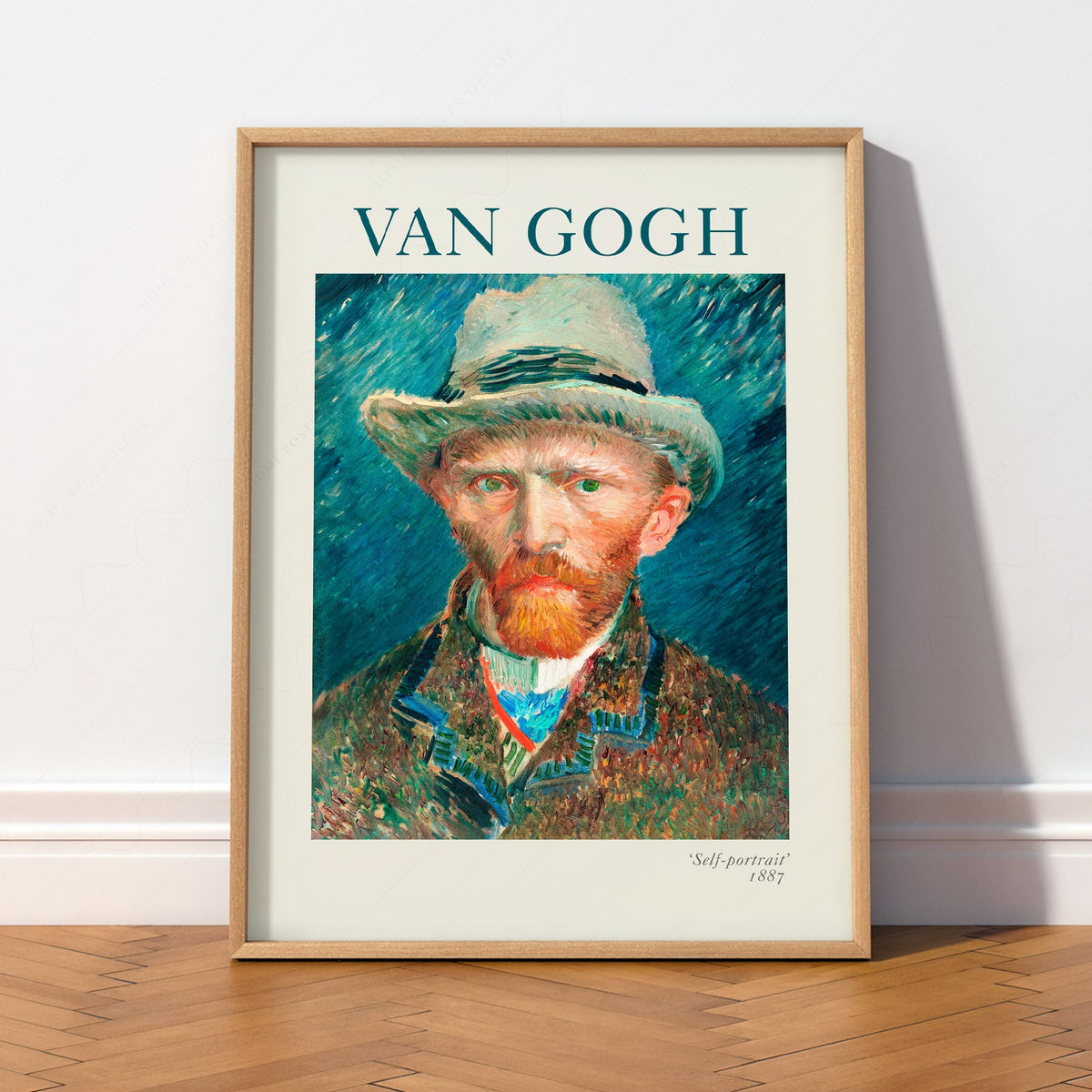 Vincent Van Gogh Self-Portrait 1887 Art Print – Famous Painting Decor
