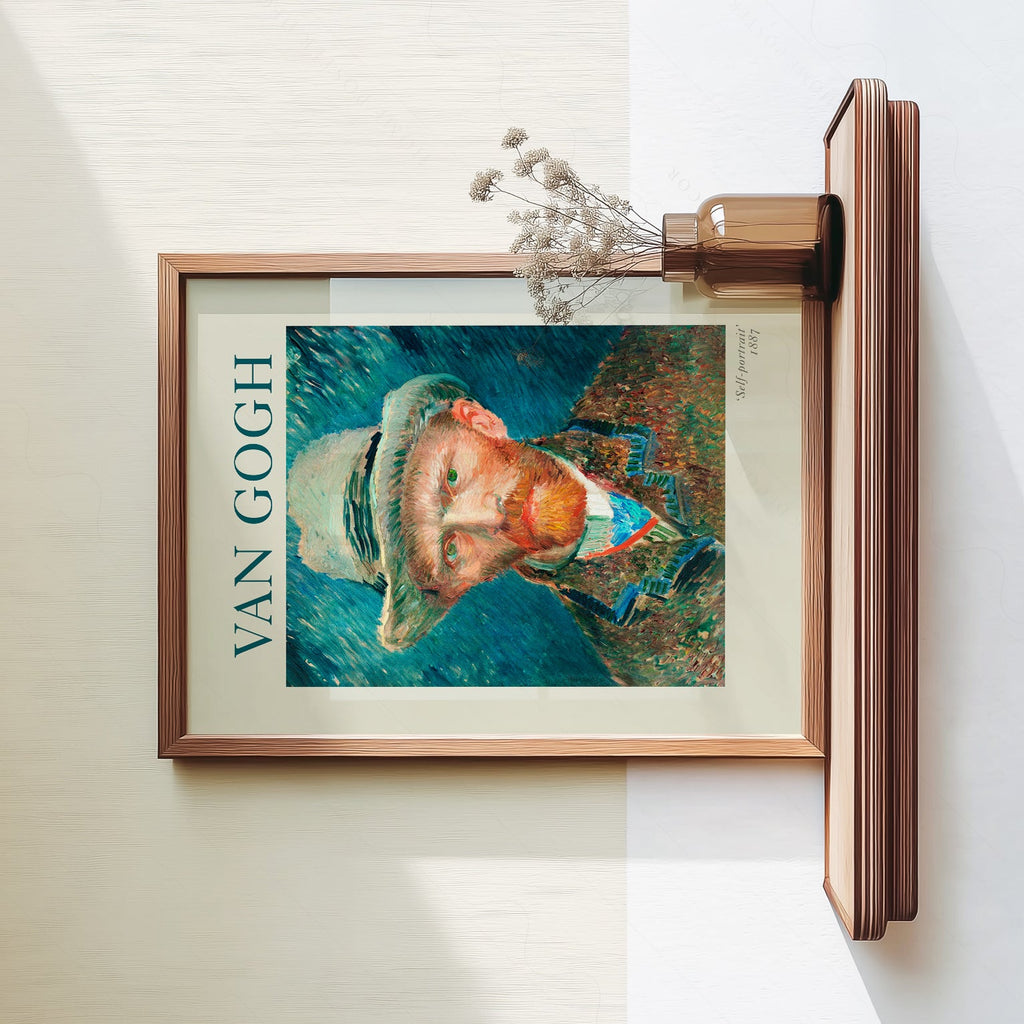 Vincent Van Gogh Self-Portrait 1887 Art Print – Famous Painting Decor
