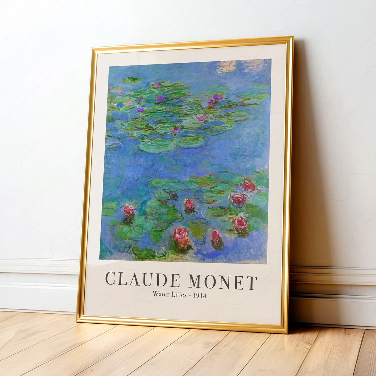 Claude Monet Water Lilies 1906 Art Print – Classic Wall Decor Poster