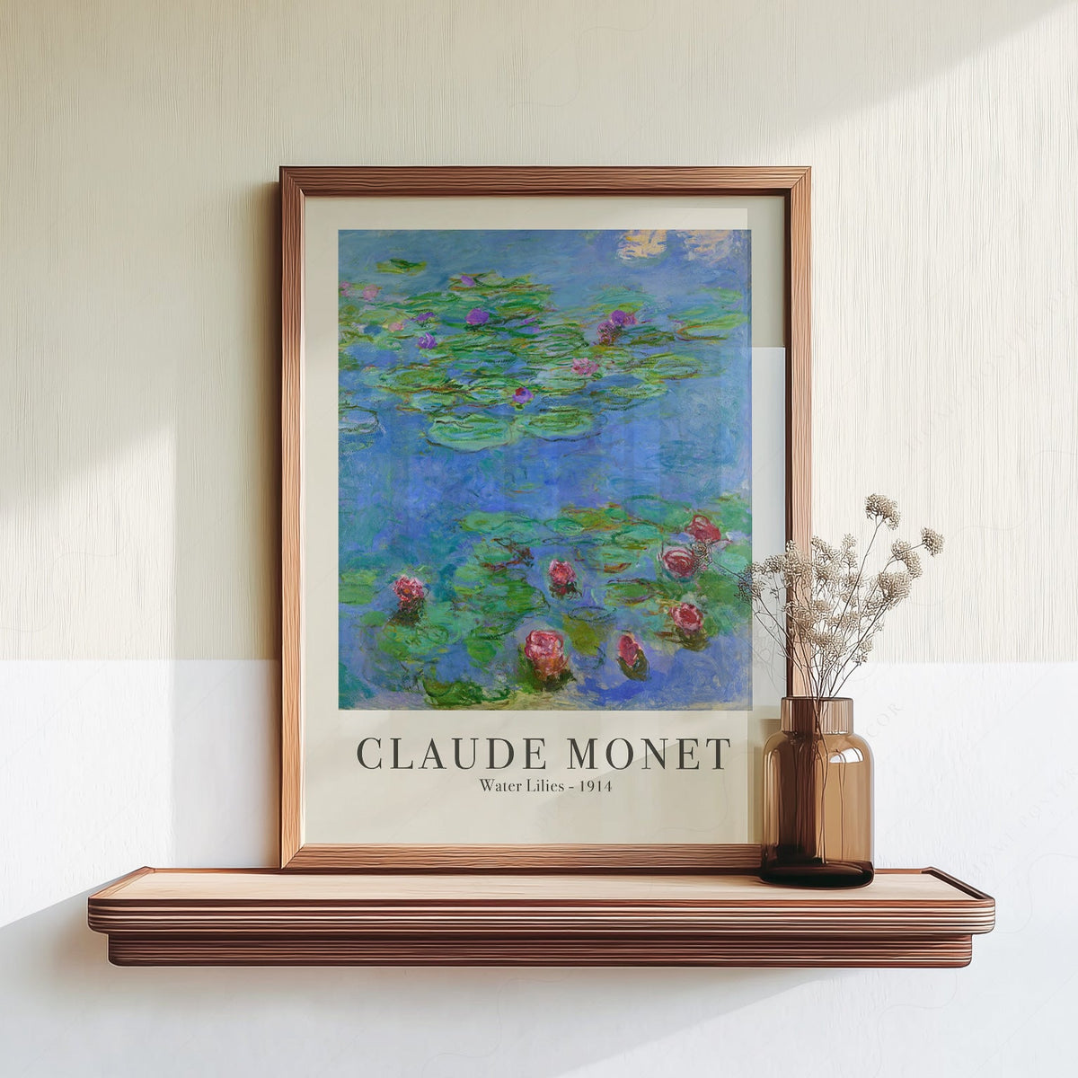 Claude Monet Water Lilies 1906 Art Print – Classic Wall Decor Poster