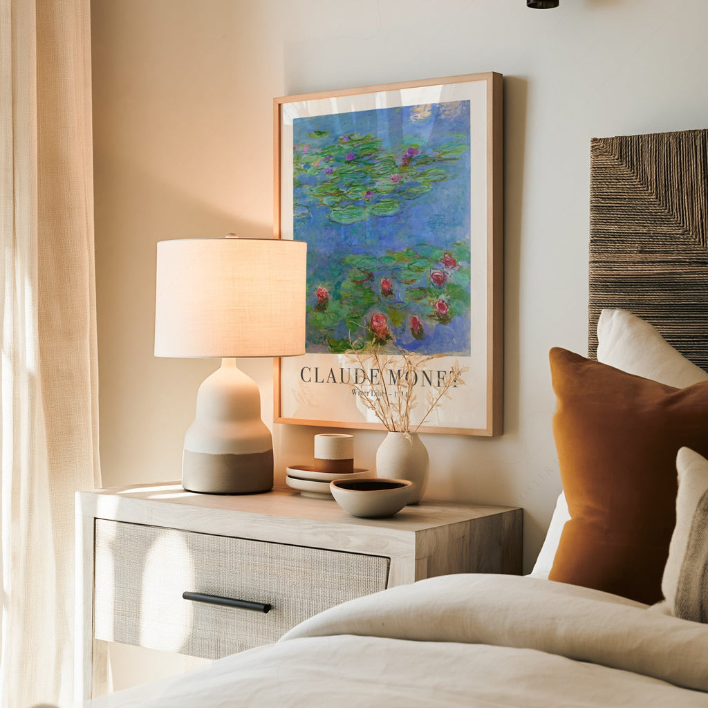 Claude Monet Water Lilies 1906 Art Print – Classic Wall Decor Poster