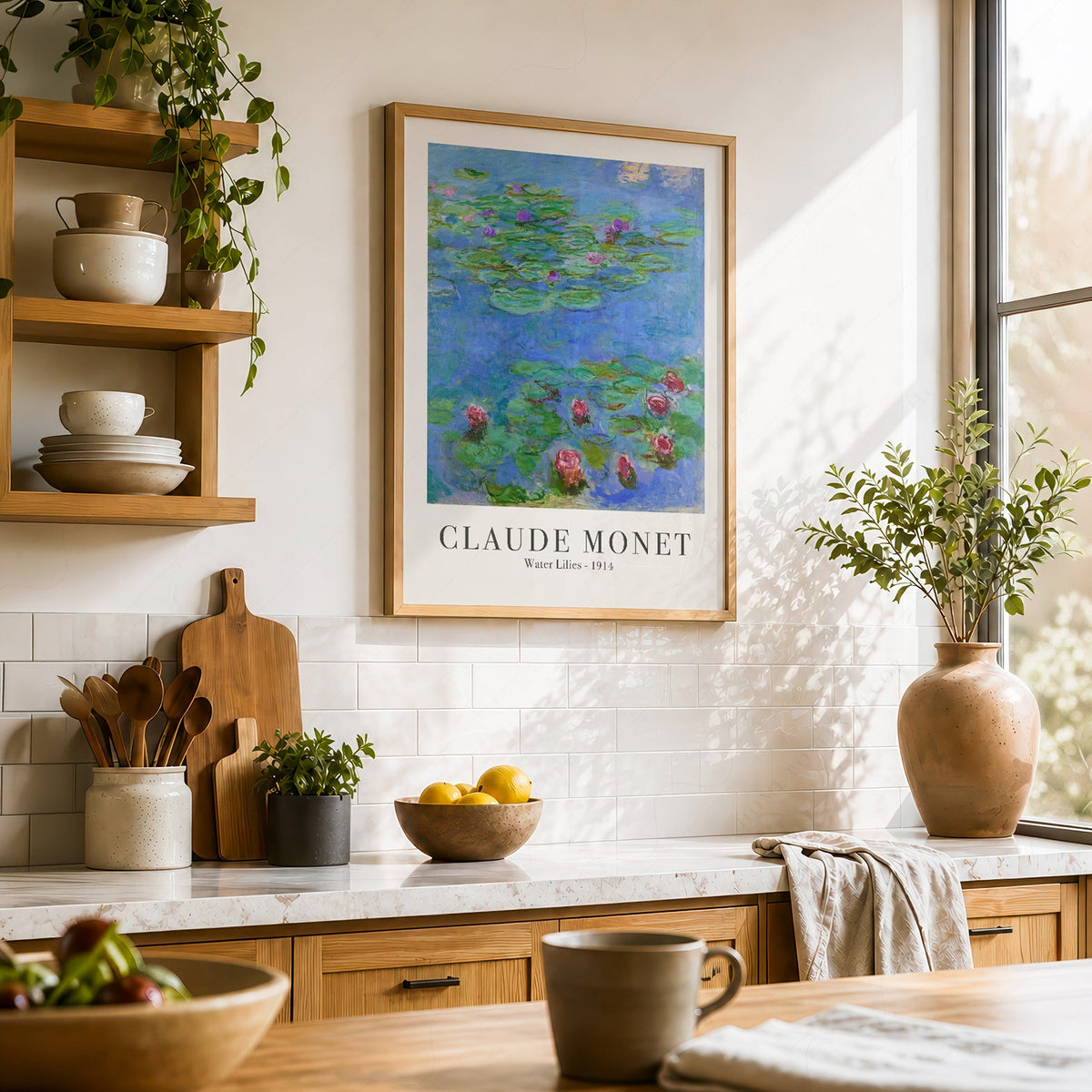 Claude Monet Water Lilies 1906 Art Print – Classic Wall Decor Poster