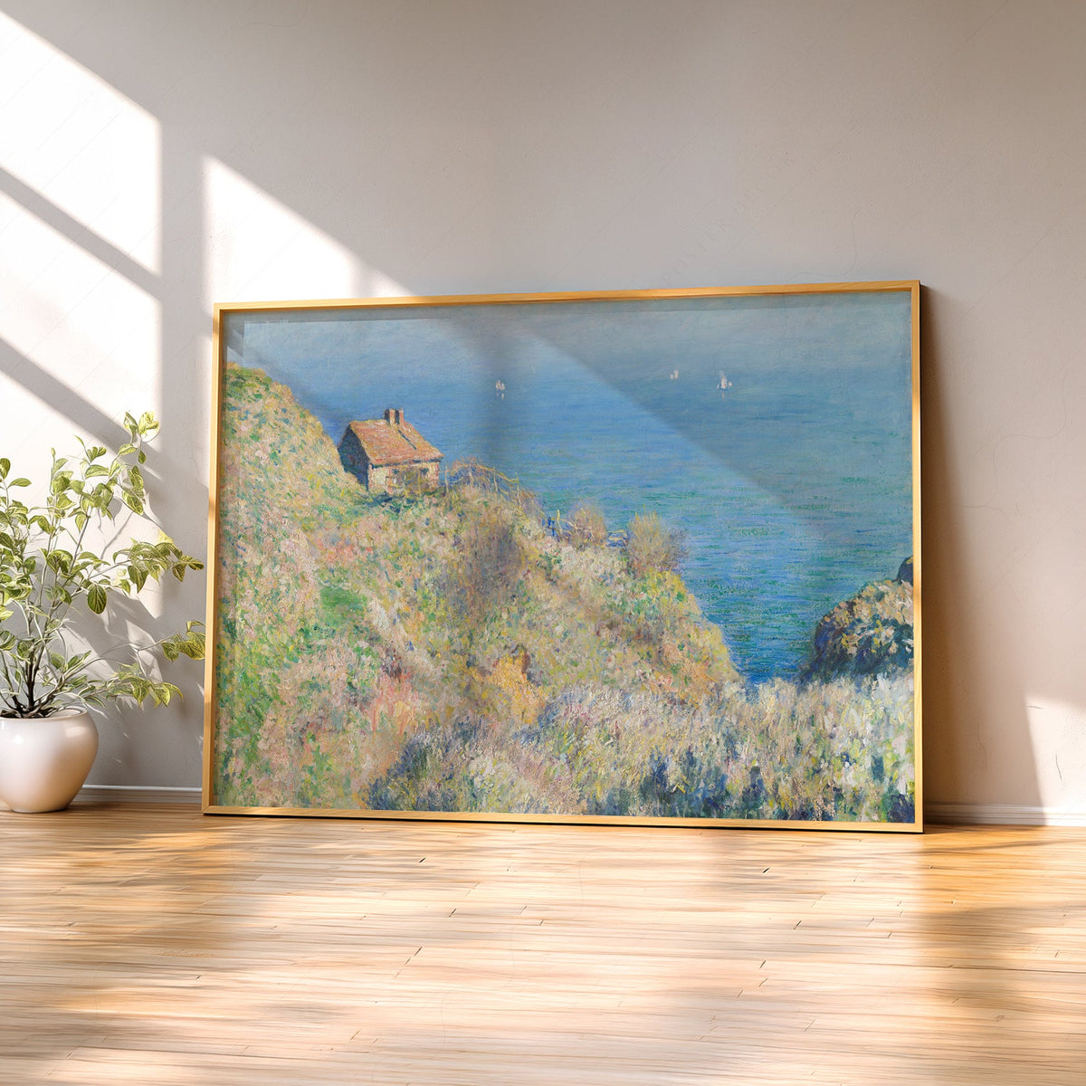 Claude Monet La Maison du Pêcheur Varengeville Print – Impressionist Wall Art