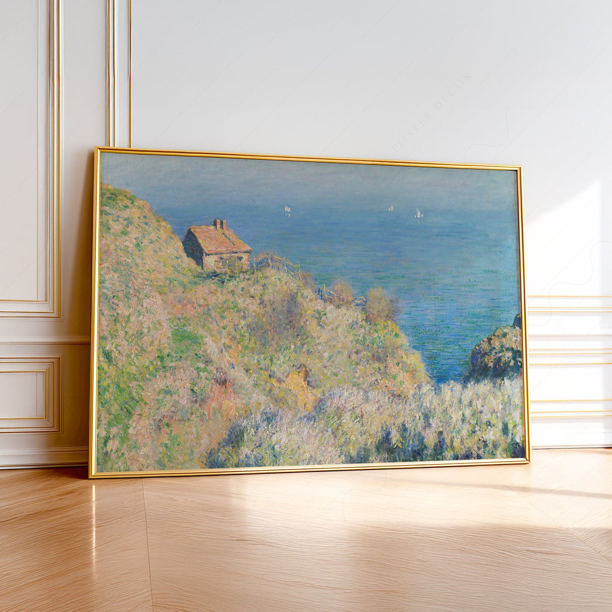 Claude Monet La Maison du Pêcheur Varengeville Print – Impressionist Wall Art