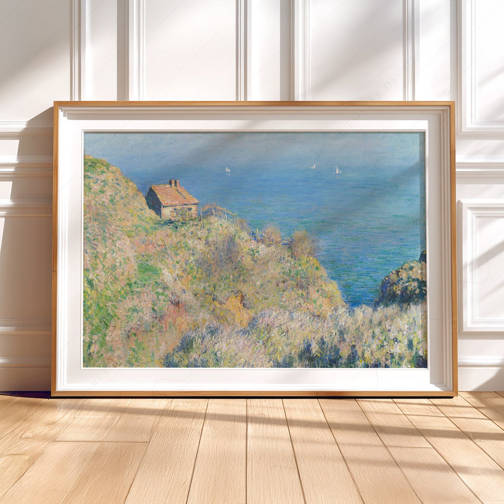 Claude Monet La Maison du Pêcheur Varengeville Print – Impressionist Wall Art
