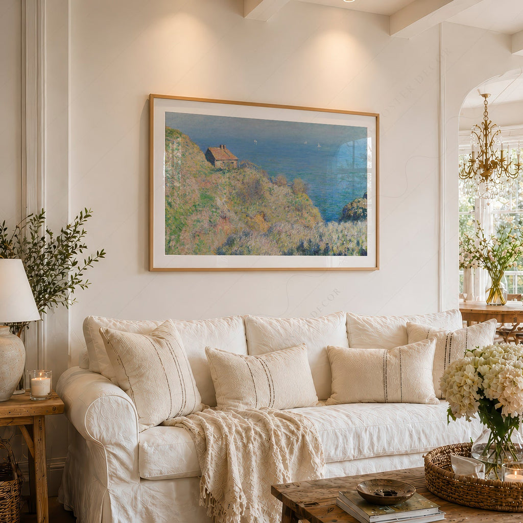 Claude Monet La Maison du Pêcheur Varengeville Print – Impressionist Wall Art