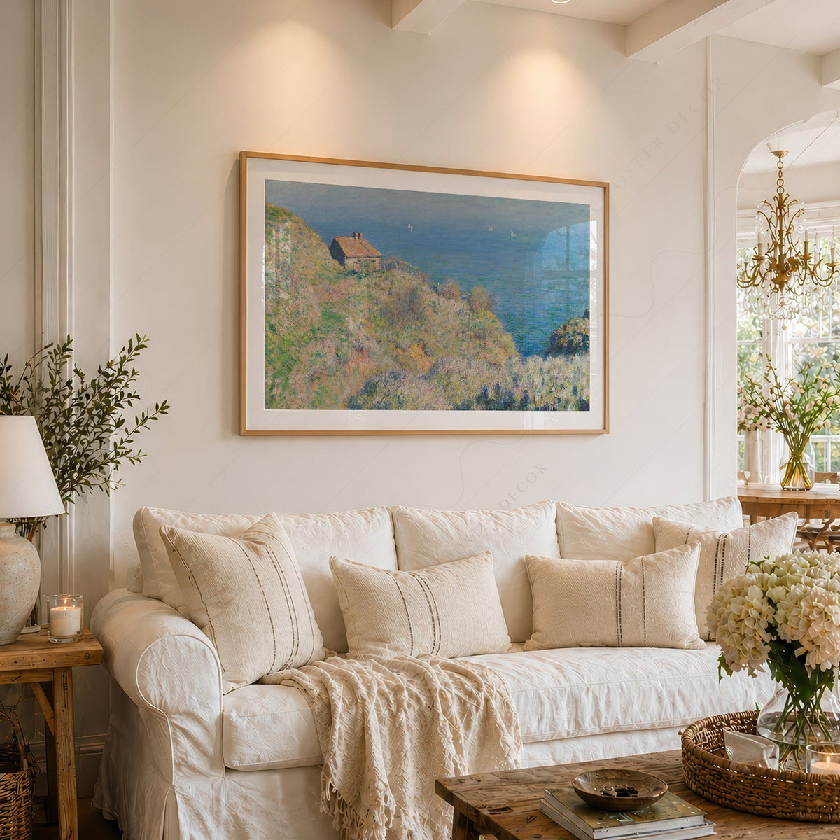 Claude Monet La Maison du Pêcheur Varengeville Print – Impressionist Wall Art