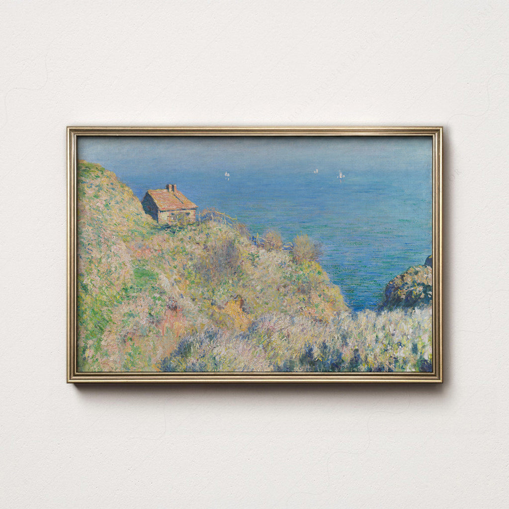 Claude Monet La Maison du Pêcheur Varengeville Print – Impressionist Wall Art