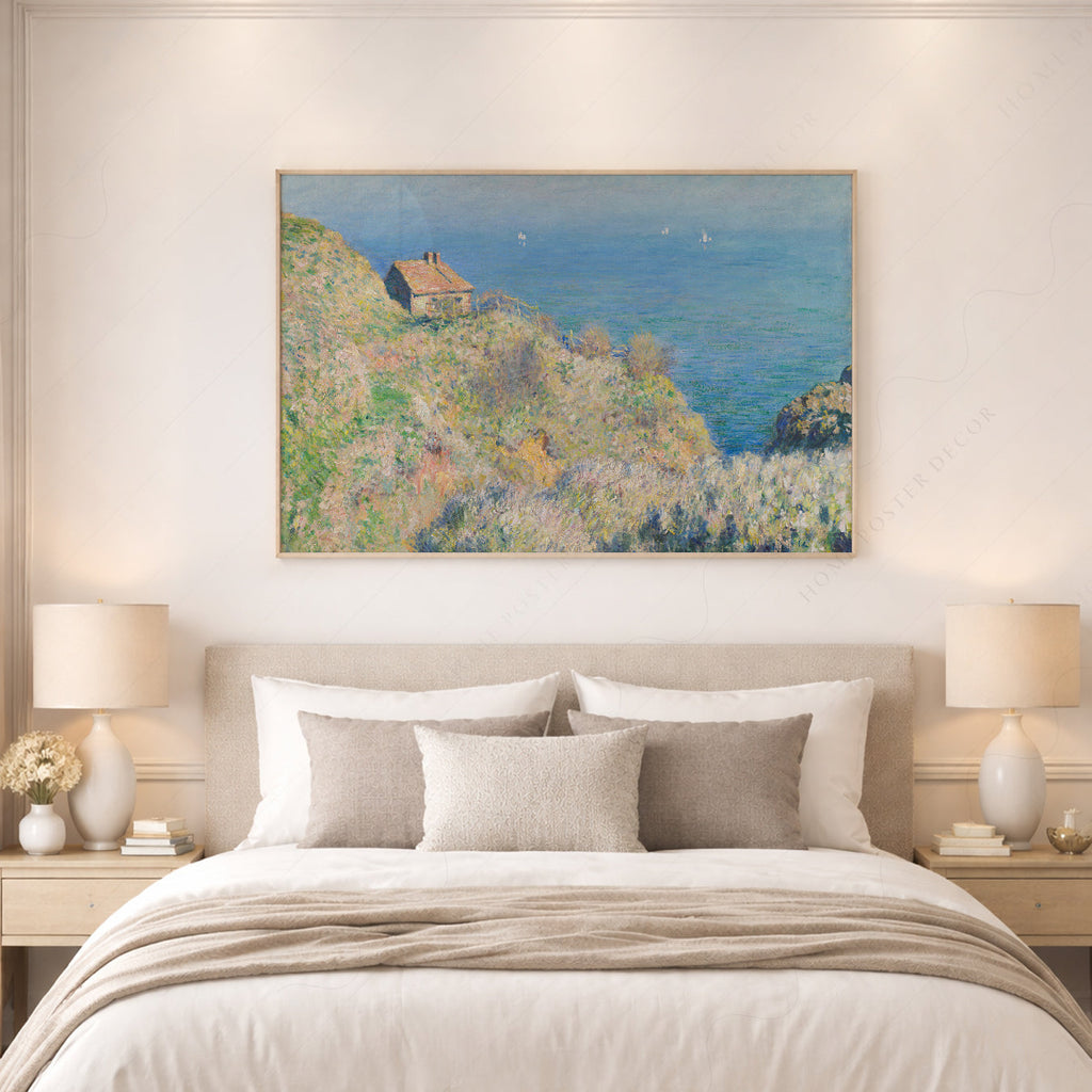 Claude Monet La Maison du Pêcheur Varengeville Print – Impressionist Wall Art
