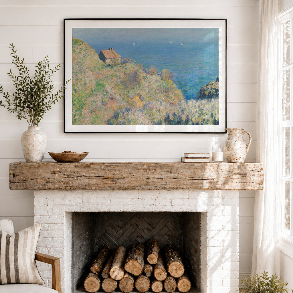 Claude Monet La Maison du Pêcheur Varengeville Print – Impressionist Wall Art